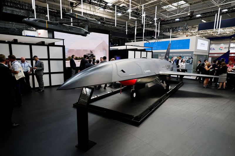&copy; Reuters. Drone Fury exibido na Paris Air Show.nREUTERS/Benoit Tessier