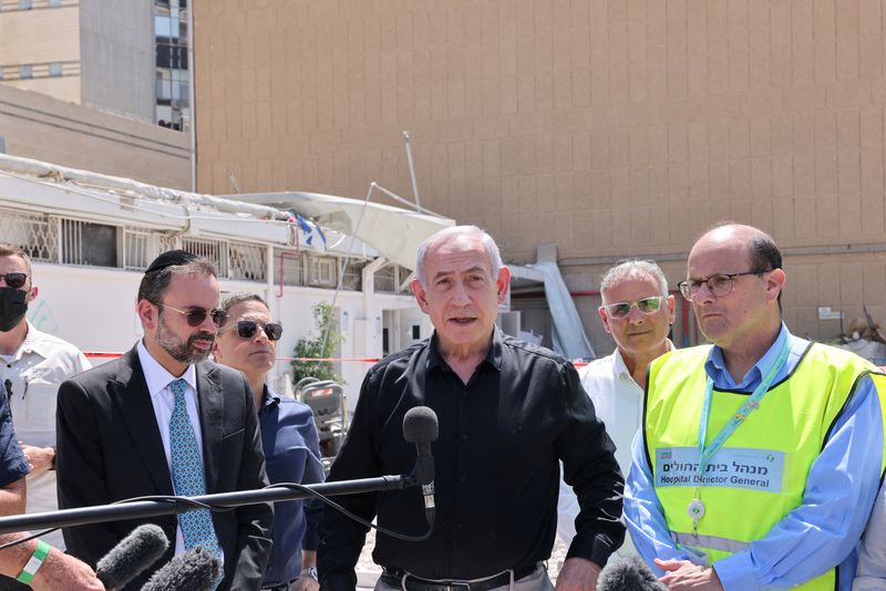Netanyahu says fall of Iran's leadership not a goal but could be a result