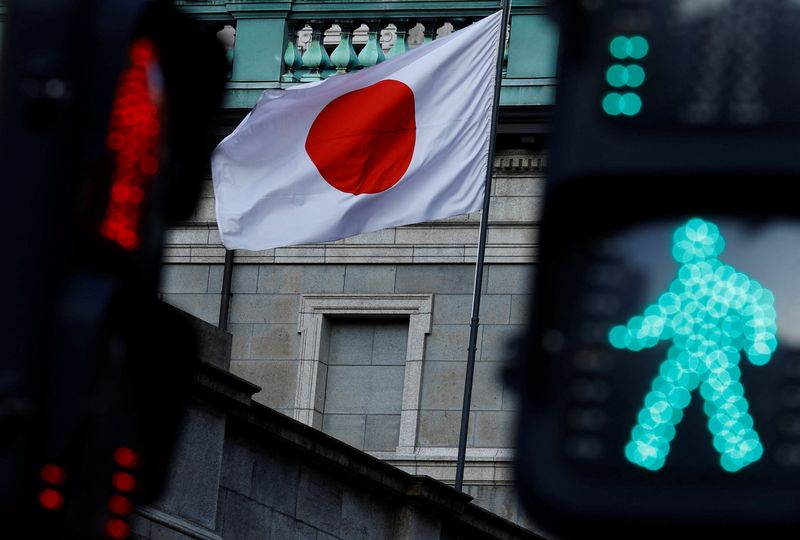 &copy; Reuters. Bandeira do Japão em Tóquion23/01/2025 REUTERS/Issei Kato