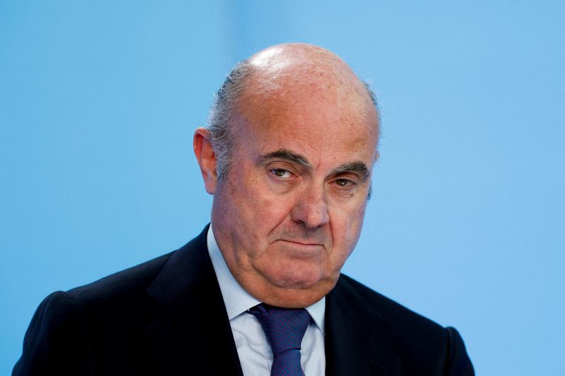 &copy; Reuters. Vice-presidente do BCE, Luis De Guindos, em Frankfurtn05/06/2025 REUTERS/Heiko Becker