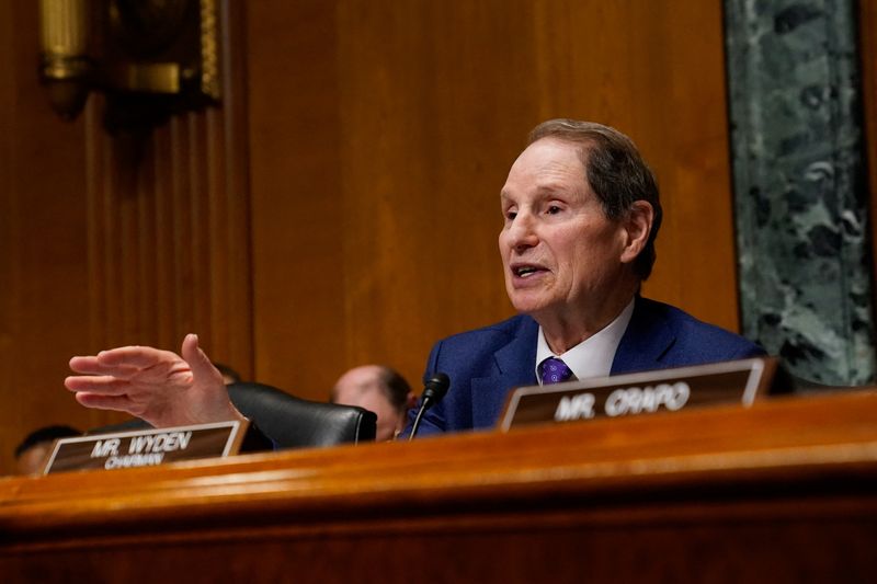 Democrat Wyden presses Bessent to commit to US sanctions on Russia