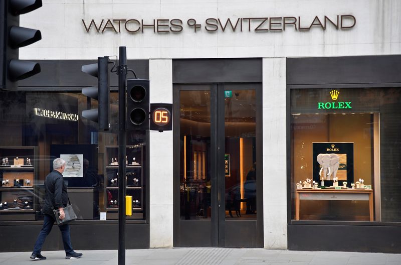 British retailer Watches of Switzerland forecasts 6%-10% annual revenue growth