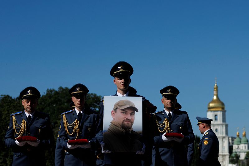 Death of Ukrainian F-16 pilot highlights perils of air defence, commander says