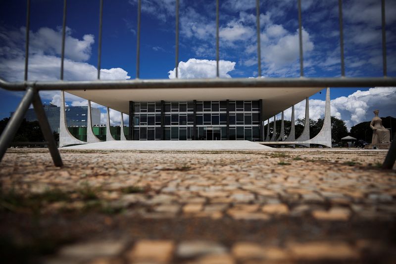 &copy; Reuters. Supremo Tribunal Federal, em Brasílian25/03/2025nREUTERS/Adriano Machado