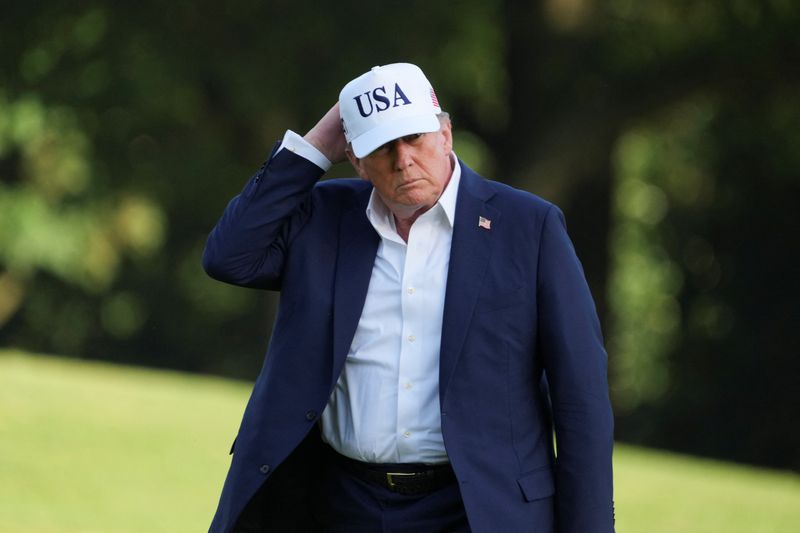 &copy; Reuters. Presidente dos EUA Donald Trump em Washingtonn 6/7/2025   REUTERS/Ken Cedeno