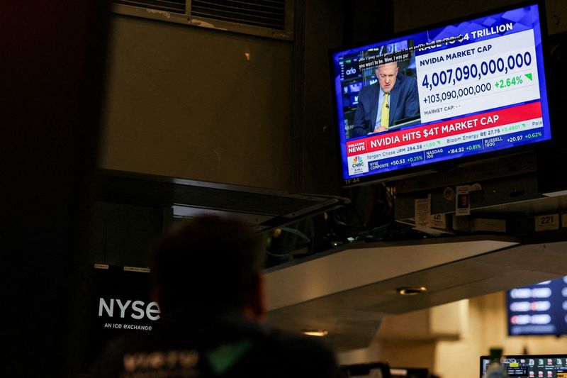 Trading Day: Nvidia becomes first $4 trillion stock