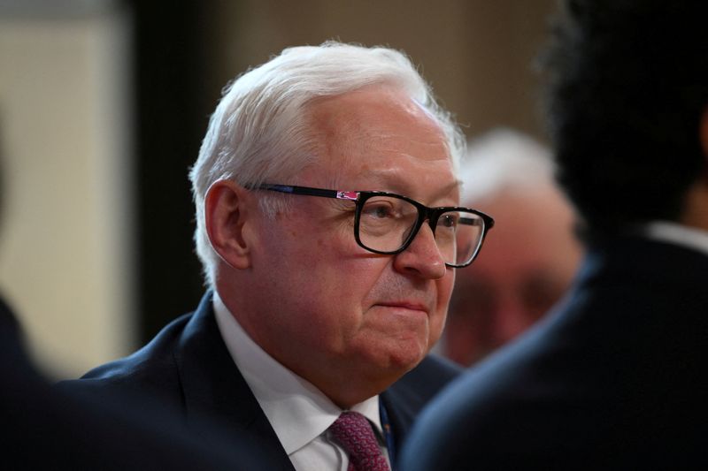 &copy; Reuters. Vice-ministro das Relações Exteriores da Rússia, Sergei Ryabkov, no Rio de Janeiron28/04/2025 Mauro Pimentel/Pool via REUTERS