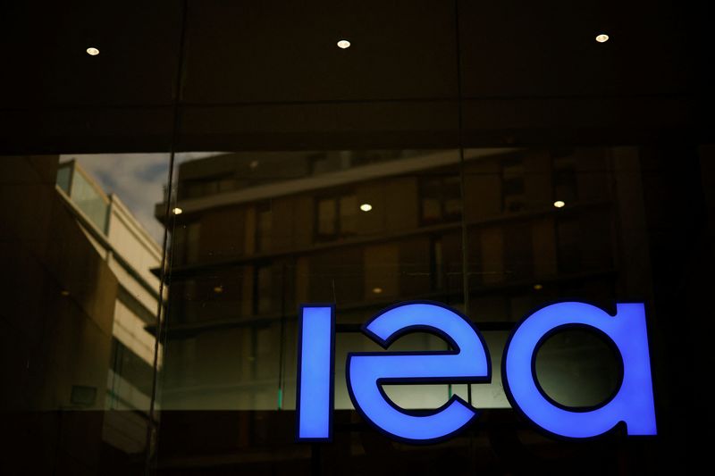 &copy; Reuters. A view of the logo of the International Energy Agency in Paris, France, December 15, 2023. REUTERS/Sarah Meyssonnier