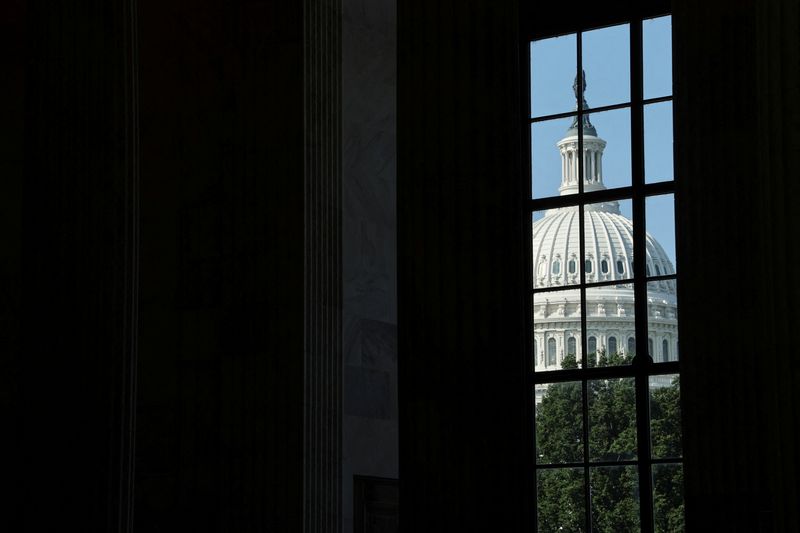 &copy; Reuters. FILE PHOTO: A general view of the U.S. Capitol dome in Washington, D.C., U.S., July 8, 2025. REUTERS/Jonathan Ernst/File Photo