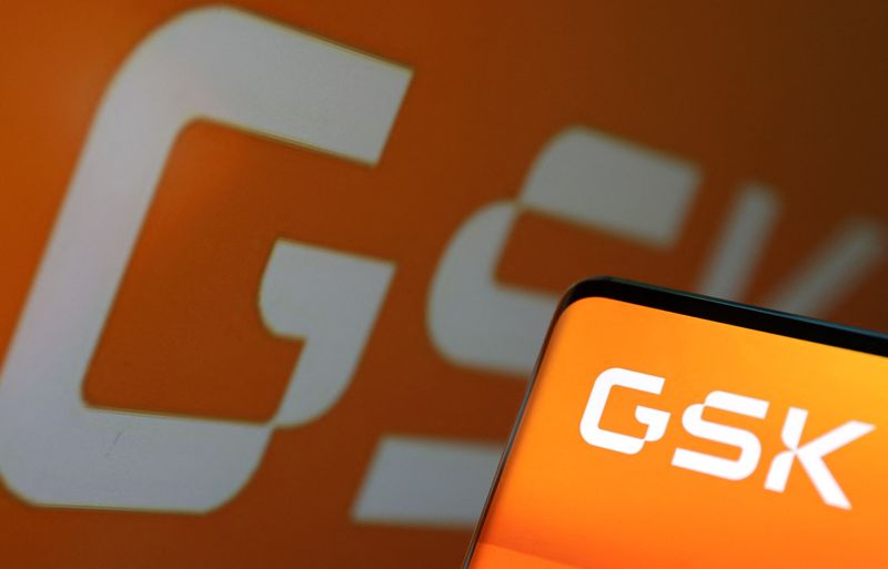 &copy; Reuters. FILE PHOTO: GSK (GlaxoSmithKline) logo is seen in this illustration, August 10, 2022. REUTERS/Dado Ruvic/Illustration/File Photo