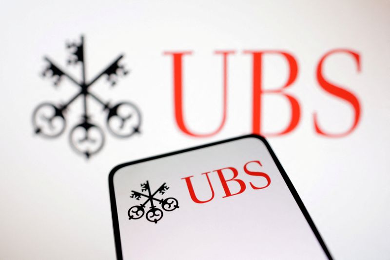&copy; Reuters. UBS Bank logo is seen in this illustration taken March 12, 2023. REUTERS/Dado Ruvic/Illustration