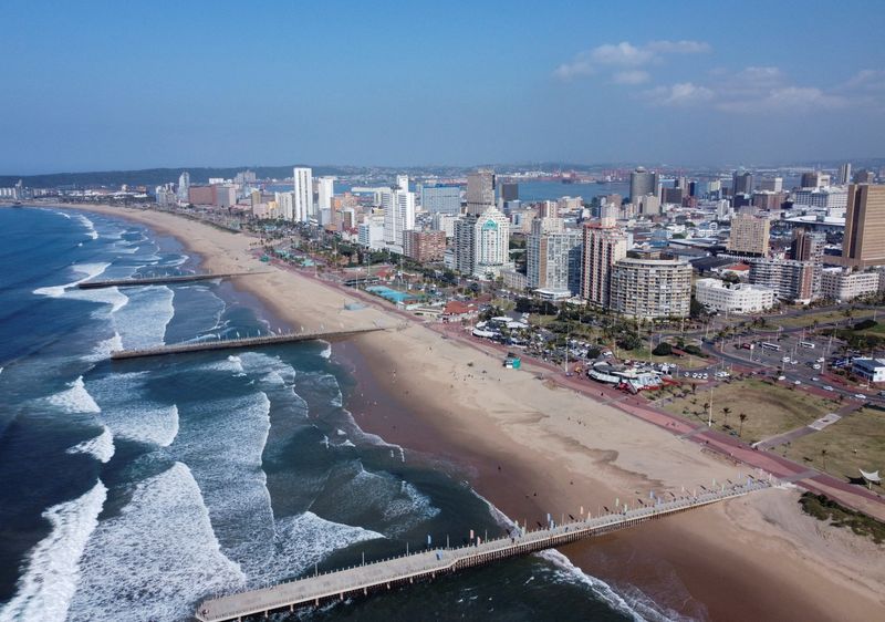 &copy; Reuters. Vista da cidade de Durban, na África do Suln15/07/2025nREUTERS/Rogan Ward