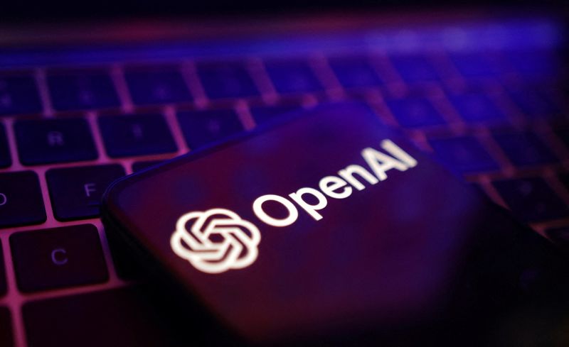 &copy; Reuters. Illustração com logo da OpenAIn20/05/2024nREUTERS/Dado Ruvic