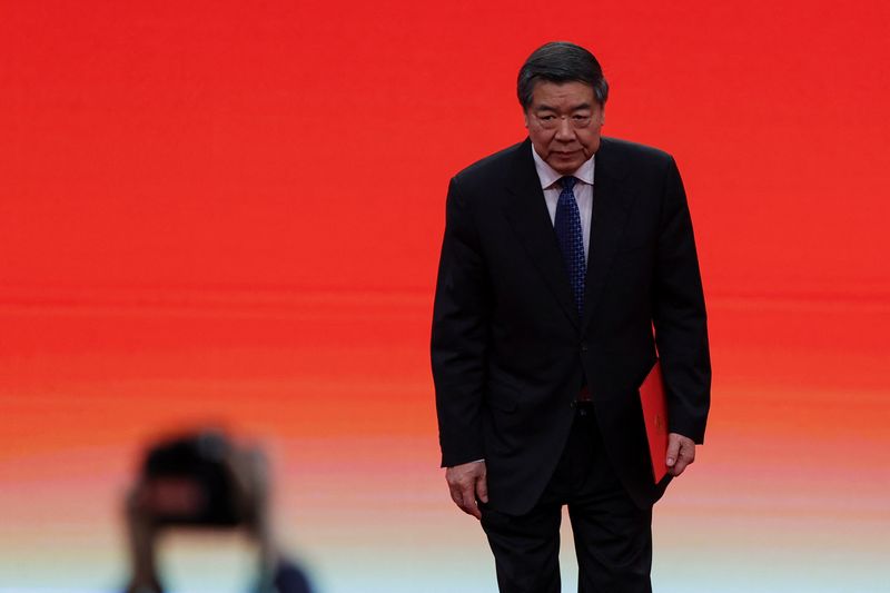 &copy; Reuters. Vice-primeiro-ministro da China, He Lifengn16/07/2025. REUTERS/Florence Lo/File photo