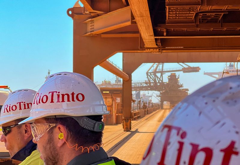 &copy; Reuters. Porto de exportação de minério de ferro da Rio Tinto