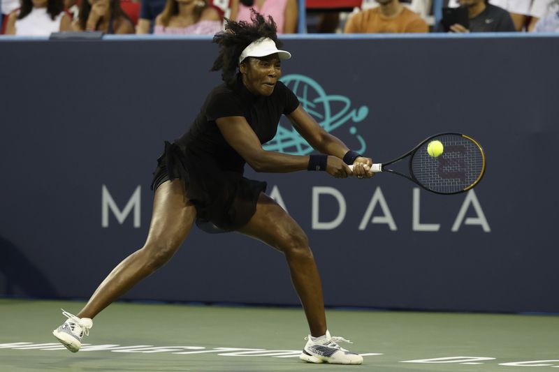 &copy; Reuters. Venus Williams em Washingtonn 22/7/2025    Geoff Burke-Imagn Images