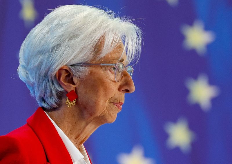 &copy; Reuters. Presidente do BCE, Christine Lagarden05/06/2025. REUTERS/Heiko Becker/File Photo
