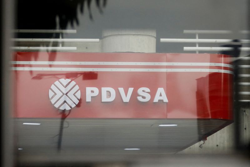 &copy; Reuters. Logotipo da PDVSA é visto em Caracasn14/05/2025nREUTERS/Leonardo Fernandez Viloria