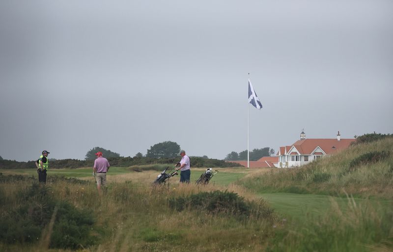 &copy; Reuters. Campo de golfe Trump Turnberry na Escócian 24/7/2025   REUTERS/Phil Noble