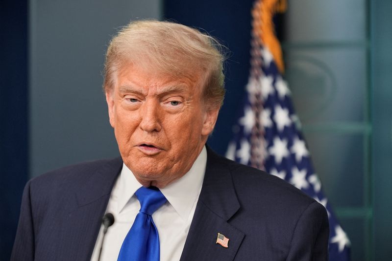 &copy; Reuters. Presidente dos EUA, Donald Trump n27/06/2025nREUTERS/Ken Cedeno