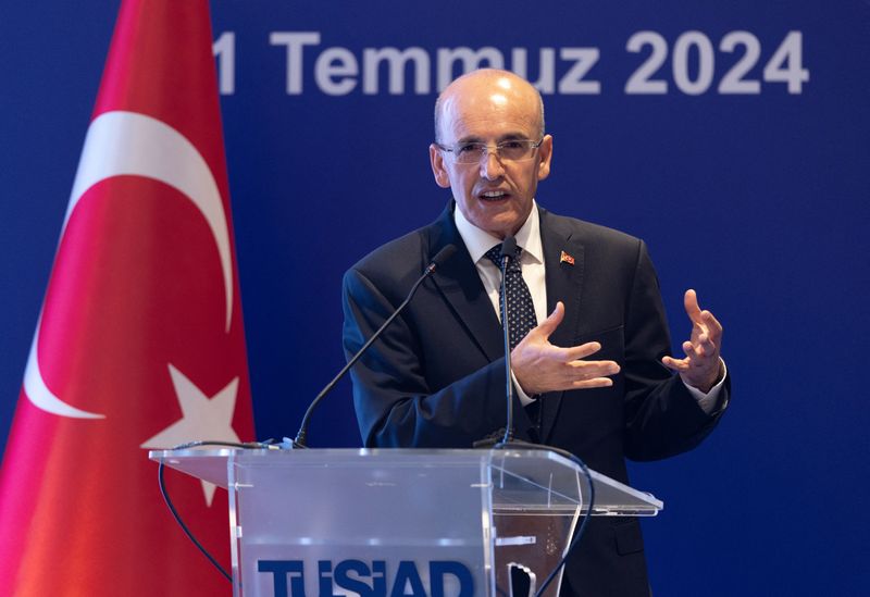LYNXMPEL6Q03V_L The Minister of Finance says that Türkiye's economy is due to a "positive cycle."