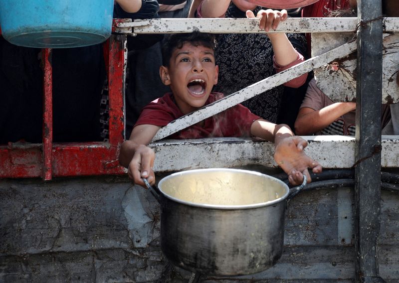 LYNXMPEL6S0DU_L Famine "plays" in Gaza, warns Global Hunger Monitor