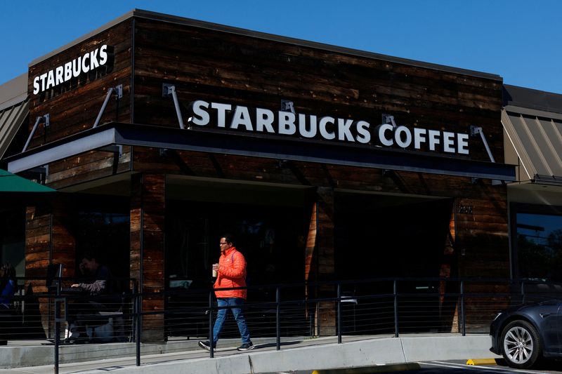 Starbucks shares rise as CEO Niccol's turnaround plans gains traction