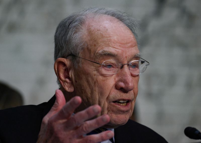 Republican US Senator Grassley clashes with Trump over nominations