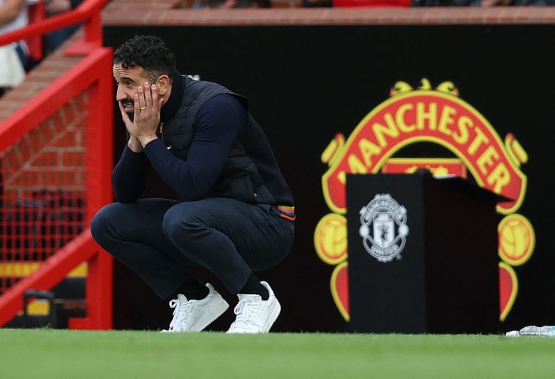 &copy; Reuters. Técnico do Manchester United Ruben Amorimn 25/5/2025    REUTERS/Chris Radburn