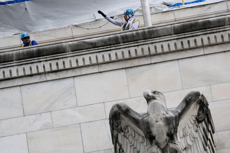 &copy; Reuters. Sede do Federal Reserve, em Washingtonn14/07/2025nREUTERS/Jonathan Ernst
