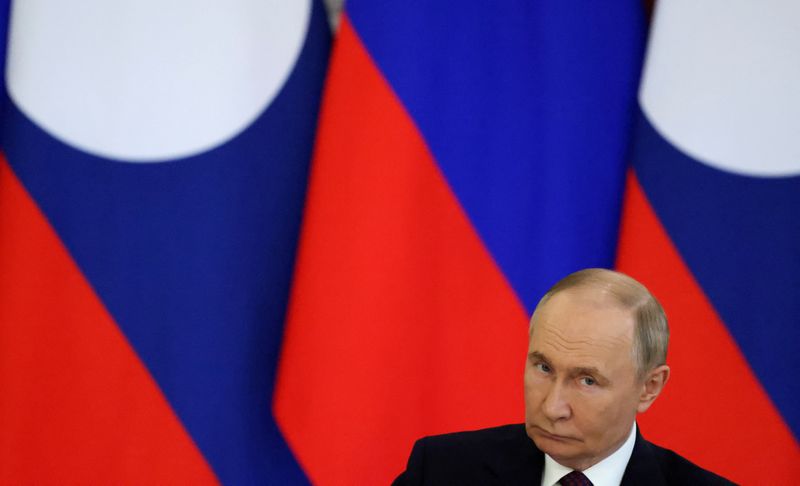 &copy; Reuters. Vladimir Putin em Moscoun 31/7/2025   REUTERS/Evgenia Novozhenina
