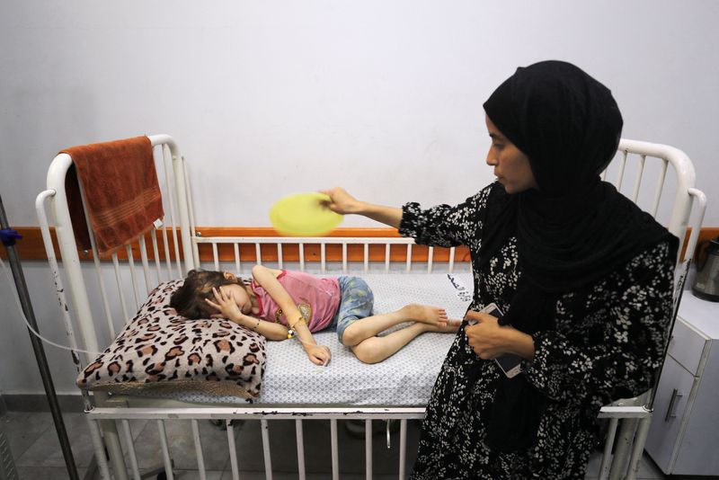 Gaza mother worries time running out for evacuation of malnourished daughter