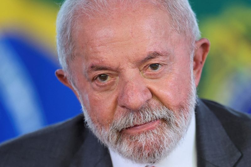 &copy; Reuters. Presidente Lula no Palácio do Planalton 30/7/2025   REUTERS/Adriano Machado
