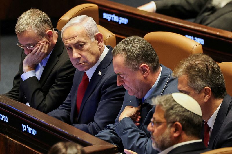 LYNXMPEL730QG_L Netanyahu Israel resisting the cabinet on the goals of the Gaza war