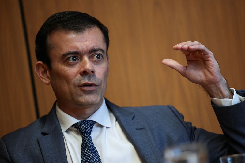 &copy; Reuters. Secretário do Tesouro, Rogério Ceron, durante entrevista à Reuters, em Brasílian03/07/2025nREUTERS/Adriano Machado