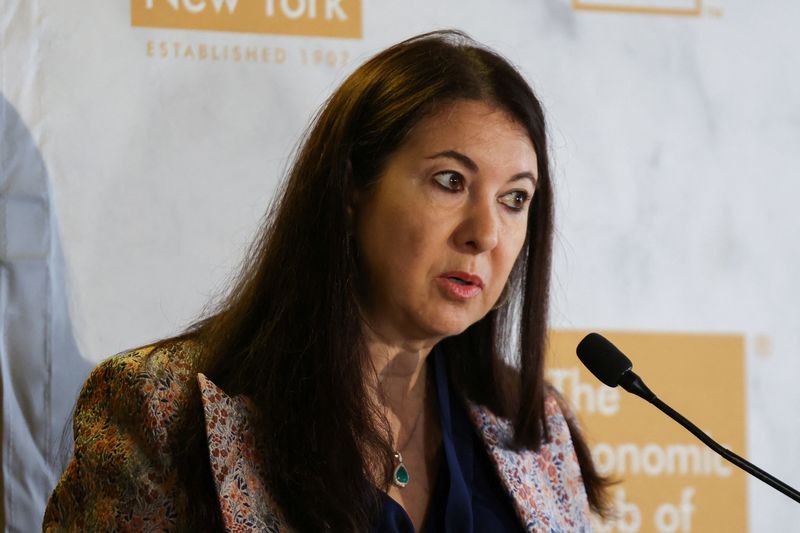 &copy; Reuters. Diretora do Fed Adriana Kugler n05/06/2025nREUTERS/Kylie Cooper