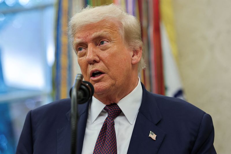 &copy; Reuters. Presidente dos EUA Donald Trump na Casa Brancan 6/8/2025    REUTERS/Jonathan Ernst