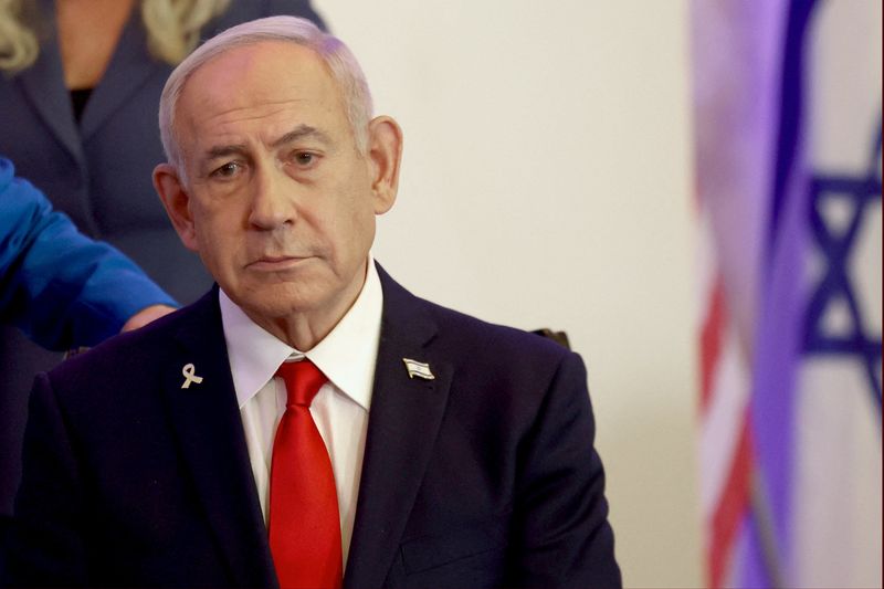 &copy; Reuters. Primeiro-ministro israelense, Benjamin Netanyahun27/07/2025nREUTERS/Ronen Zvulun