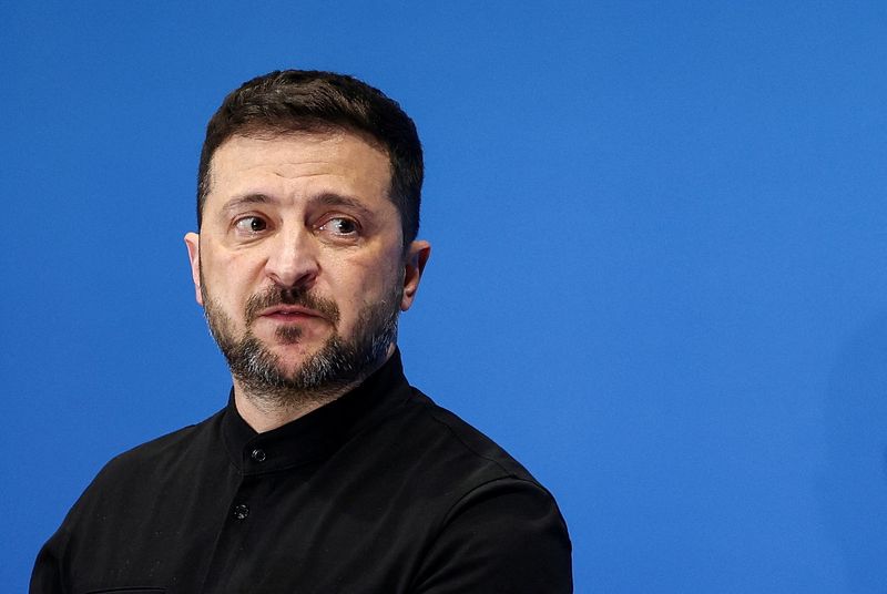 &copy; Reuters. O presidente ucraniano, Volodymyr Zelenskiy n10/07/2025nREUTERS/Guglielmo Mangiapane