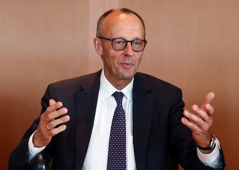 &copy; Reuters. Chanceler alemão Friedrich Merz em Berlimn 6/8/2025   REUTERS/Liesa Johannssen