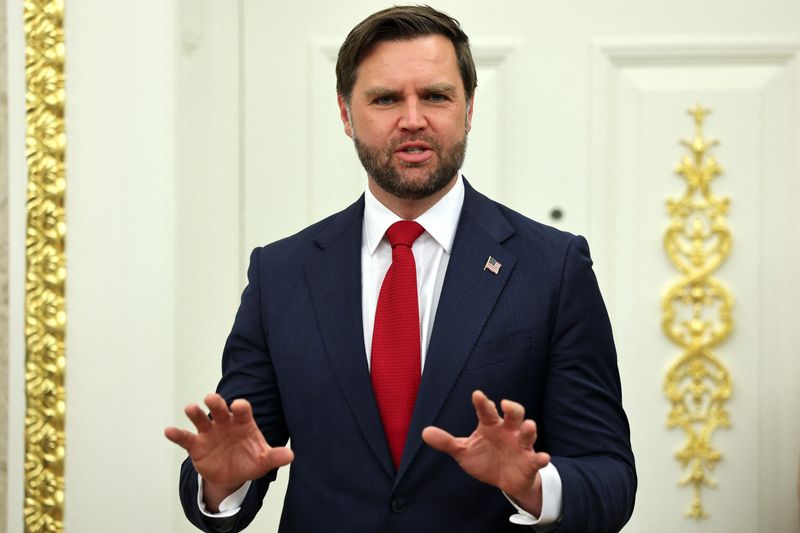 &copy; Reuters. Vice-presidente dos EUA JD Vance na Casa Brancan 6/8/2025    REUTERS/Jonathan Ernst