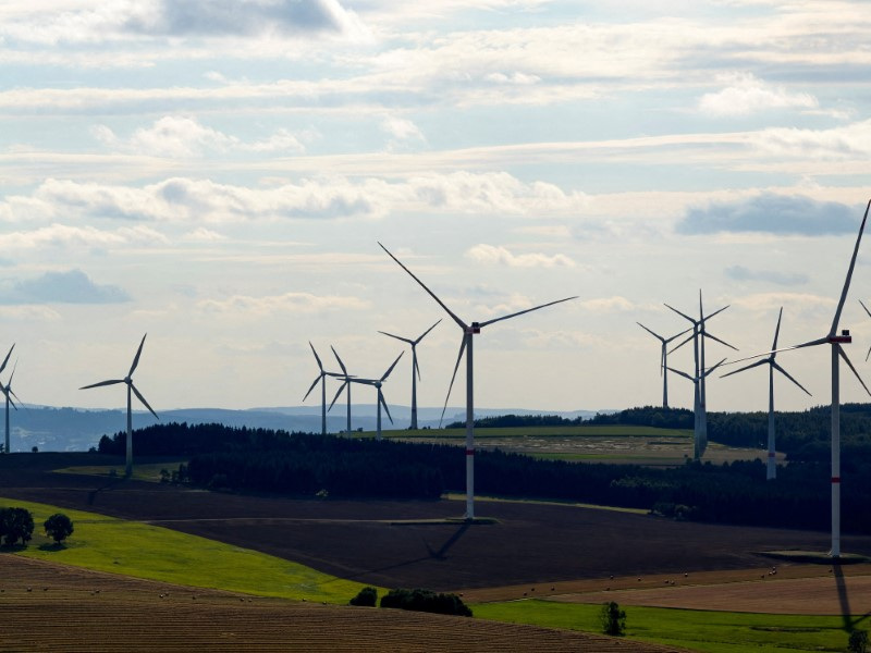 &copy; Reuters. Torres de energia eólican9/08/2024nREUTERS/Axel Schmidt