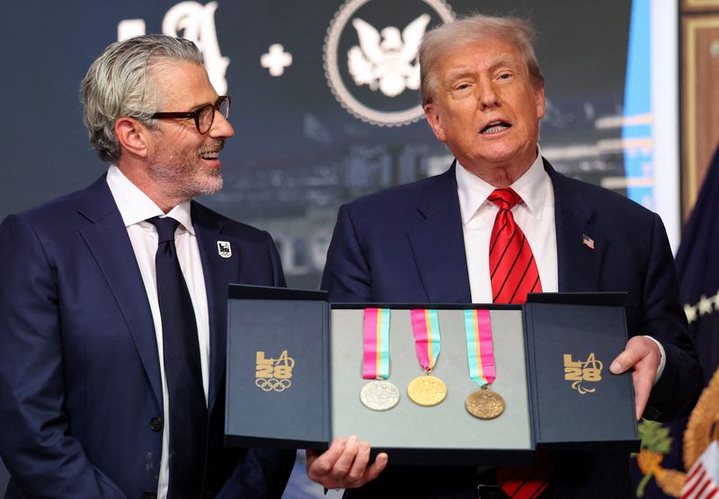 LYNXMPEL7800S_L Wasserman from the La28 Olympics says that the Trump -led business squad shows the government's commitment