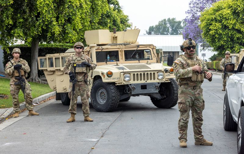 Landmark trial kicks off over Trump's use of US military in LA policing role