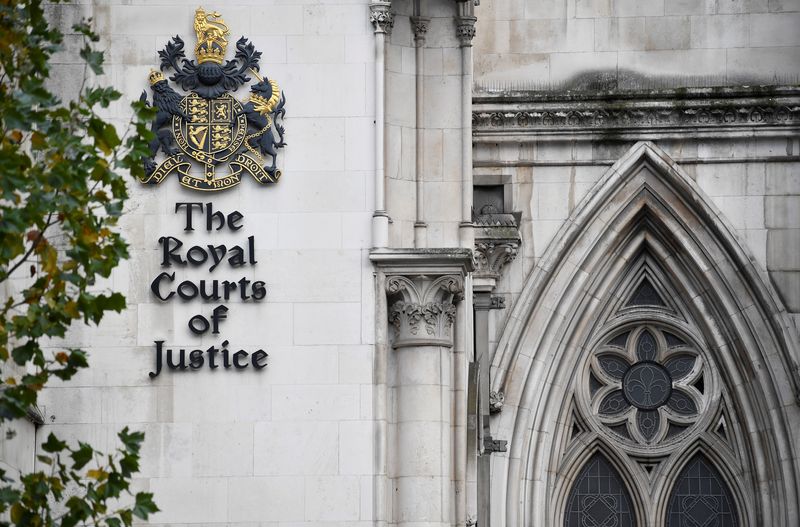 &copy; Reuters. Fachada do Tribunal Superior de Londres. 02/11/2020. REUTERS/Toby Melville