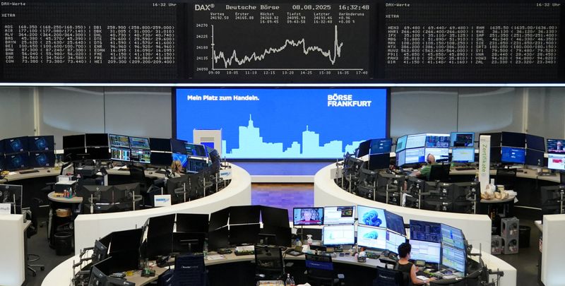 &copy; Reuters. Bolsa de Frankfurtn08/08/2025.   REUTERS/staff/File Photo