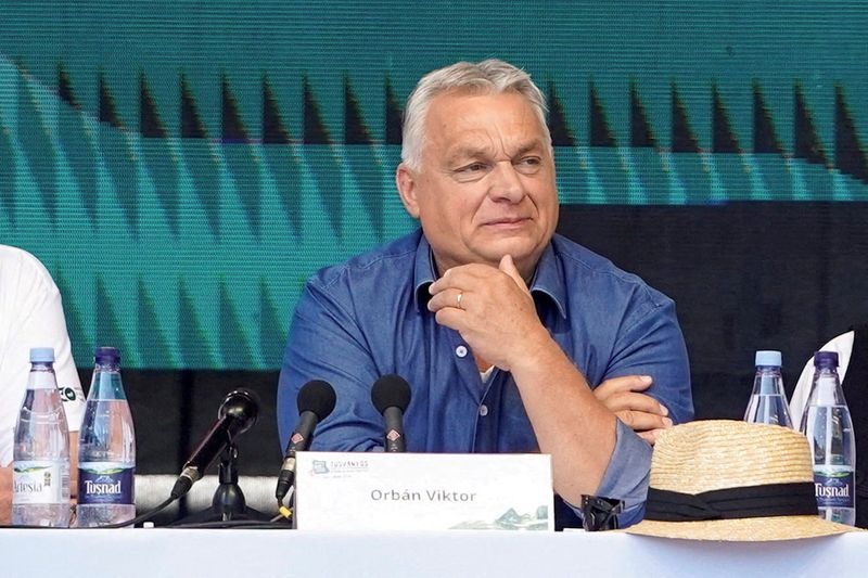 &copy; Reuters. Primeiro-ministro húngaro, Viktor Orbánn26/07/2025nInquam Photos/Tudor Pana via REUTERS