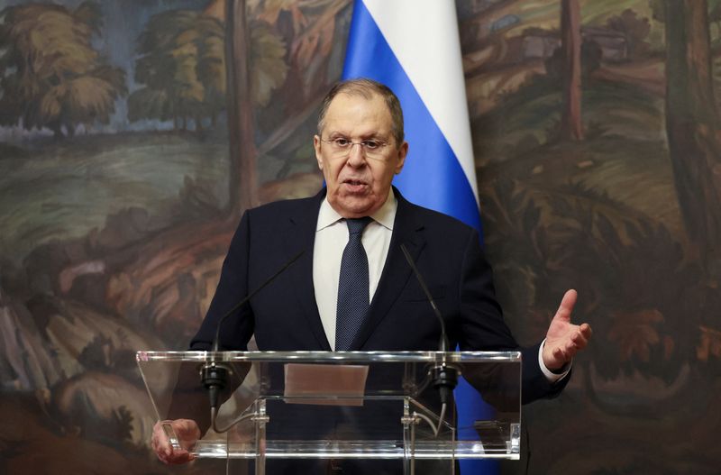 &copy; Reuters. Ministro das Relações Exteriores russo, Sergei Lavrovn31/07/2025nREUTERS/Shamil Zhumatov/Pool