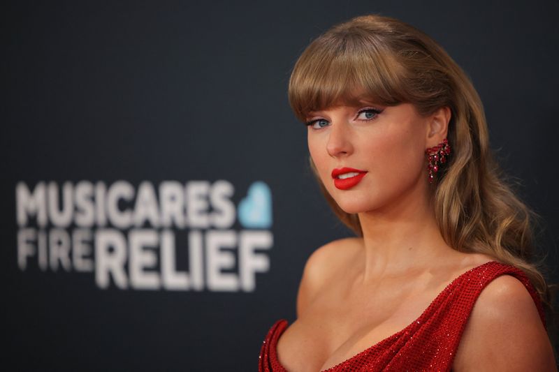 &copy; Reuters. Taylor Swift no Grammy Awards em Los Angelesn 2/2/2025   REUTERS/Daniel Cole