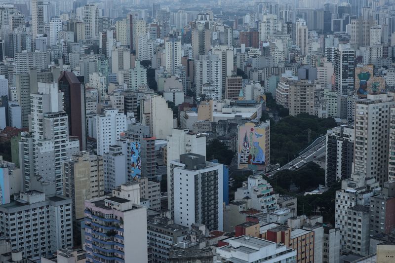 &copy; Reuters. Prédios no centro de São Paulon01/04/2024nREUTERS/Jorge Silva